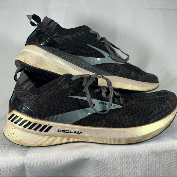 Brooks Bedlam 3 Running Shoes Sneakers Womens Size 10 US 42 EU Black Gray Gym - Picture 3 of 6
